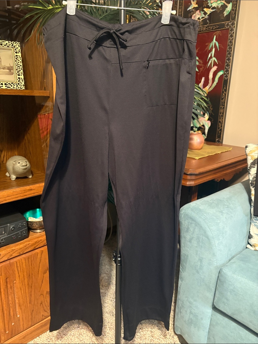 Chico’s Women’s Black Drawstring Casual Pants